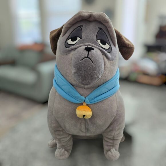 Disney Store Pocahontas Percy Dog‎ Stuffed Plush 12” Pug - Picture 1 of 9